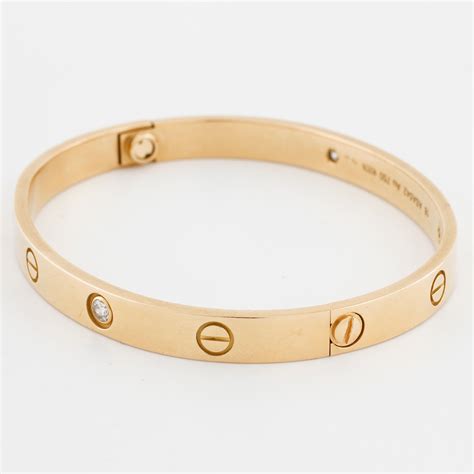 cartier love bracelet with 4 diamonds|cartier love bracelet diamond encrusted.